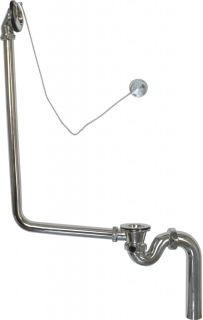 Слив-перелив с гидрозатвором, хром BelBagno BB-OVF-02-CRM